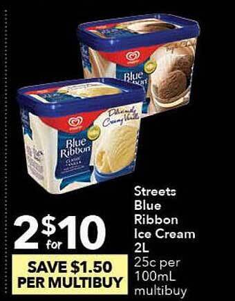 Streets blue ribbon ice cream