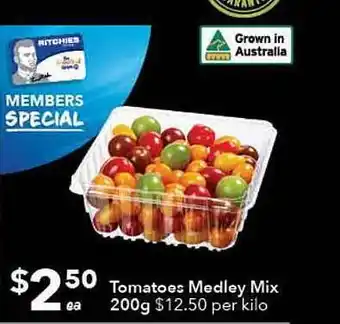 Ritchies Tomatoes medley mix offer