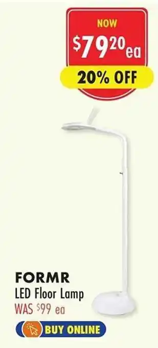 Lincraft Formr led floor lamp offer