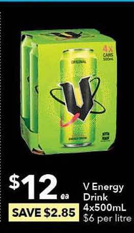 Ritchies V energy drink offer