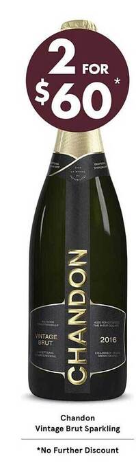 Vintage Cellars Chandon vintage brut sparkling offer