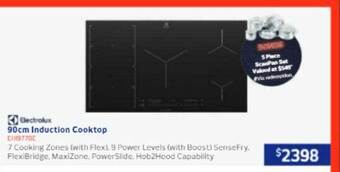 Retravision Electrolux 90cm induction cooktop offer