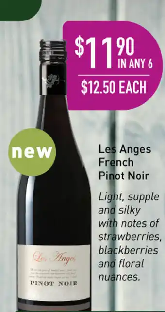 Dan Murphy's Les Anges French Pinot Noir offer
