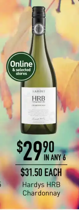 Dan Murphy's Hardys HRB Chardonnay offer