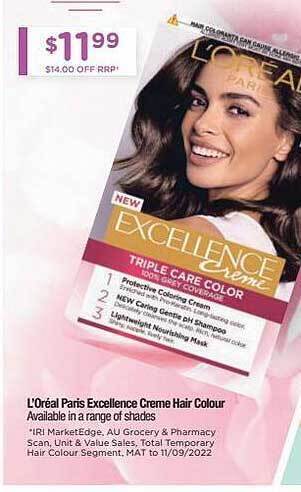 Chemist Warehouse L'oréal paris excellence creme hair colour offer