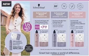 Chemist Warehouse Schwarzkopf sustainable haircare range offer