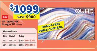 Bi-Rite Tcl 75 offer