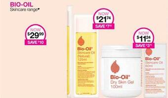 Priceline Bio-oil skincare range offer