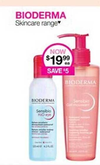 Priceline Bioderma skincare range offer