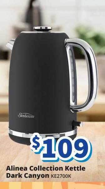 Bi-Rite Alinea collection kettle dark canyon offer