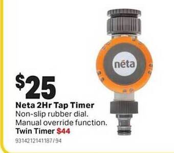 Neta 2hr tap timer
