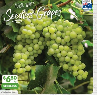 Foodland White Seedles Grapes offer