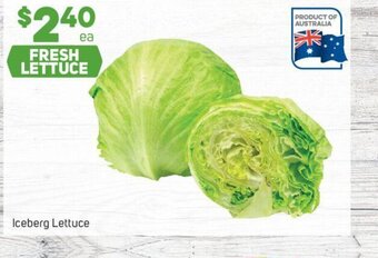 Foodland Iceberg Lettuce offer