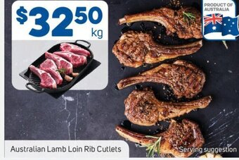 Foodland Australian Lamb Loin Rib Cutlets offer