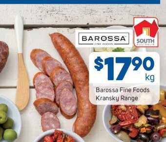 Foodland Barossa Fine Foods Kransky Range offer