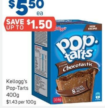 Foodland Kellogg's Pop-Tarts 400g offer