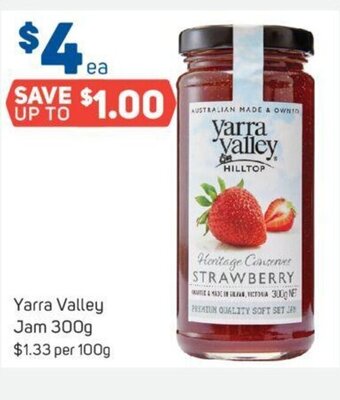 Foodland Yarra Valley Jam 300g offer