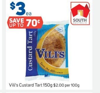 Foodland Vili's Custard Tart 150g offer