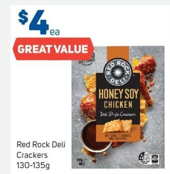 Foodland Red Rock Deli Crackers 130-135g offer