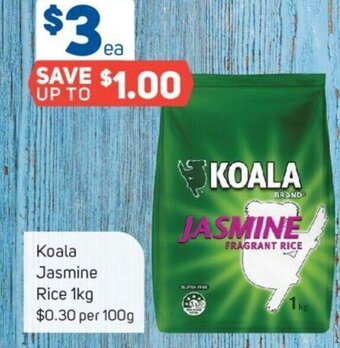 Foodland Koala Jasmine Rice 1kg offer