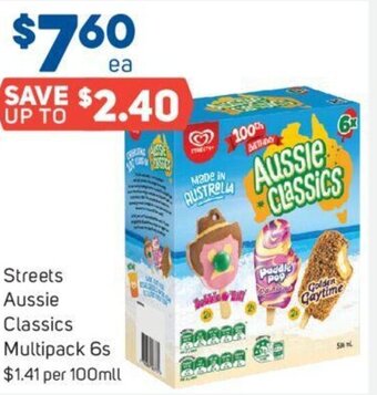 Foodland Streets Aussie Classics Multipack 6s offer