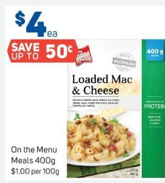 Foodland On The Menu Meals 400g offer