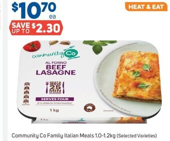 Community Co Family Italian Meals 1.0-1.2kg