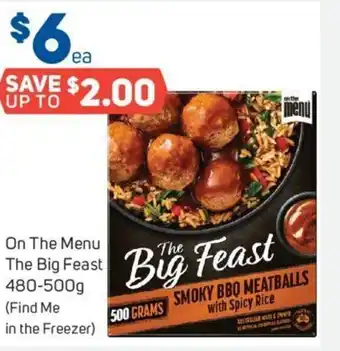 Foodland On The Menu The Big Feast 480-500g offer