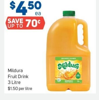 Mildura Fruit Drink 3 Litre