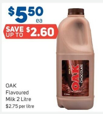 Foodland Oak Flavoured Milk 2 Litre offer