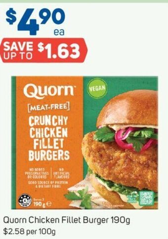 Quorn Chicken Fillet Burger 190g