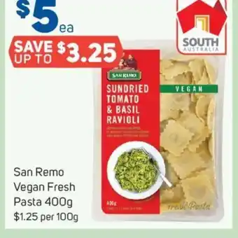 Foodland San Remo Vegan Fresh Pasta 400g offer