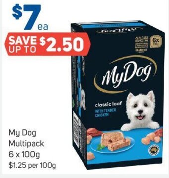 Foodland My Dog Multipack 6x100g offer