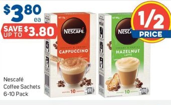 Foodland Nescafé Coffee Sachets 6-10 Pack offer