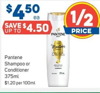 Foodland Pantene Shampoo or Conditioner 375ml offer