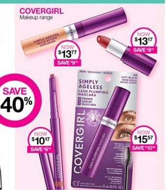 Priceline Covergirl Makeup Range offer