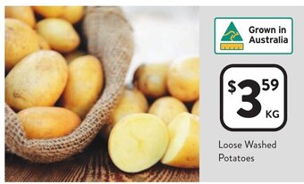 Foodworks Loose Washed Potatoes offer