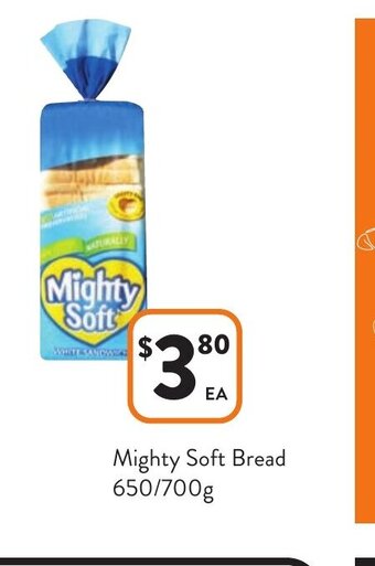 Foodworks Mighty Soft Bread 650/700g offer