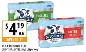 Supabarn Devondale Butter Block offer