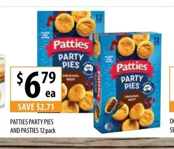 Supabarn Patties Party Pies And Pasties offer