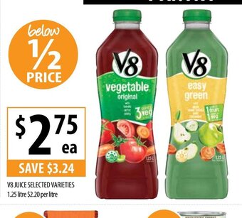 Supabarn V8 Juice Selected Varieties offer
