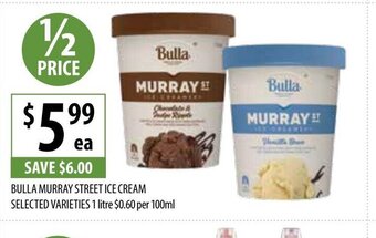 Supabarn Bulla Murray Street Ice Cream offer