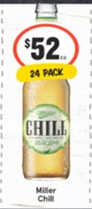 IGA Liquor Miller Chill offer