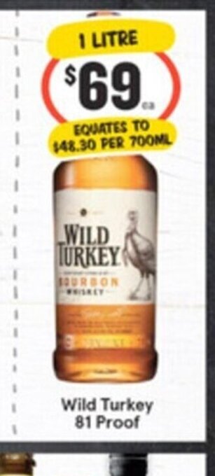 IGA Liquor Wild Turkey offer