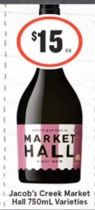 IGA Liquor Jacob's Creek Market Hall 750ml Varieties offer