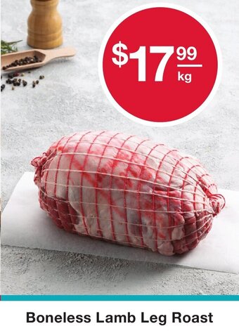 Australian Butchers Store Boneless Lamb Leg Roast offer