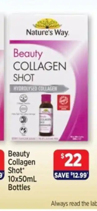 Beauty Collagen Shot 10x50ml Bottles