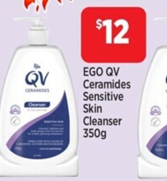 Star Discount Chemist EGO QV ceramides sensitive skin cleanser 350g offer