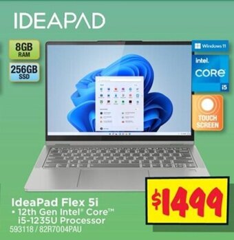 JB Hi-Fi Ideapad Flex 5i offer