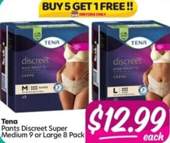 Your Discount Chemist Tena offer